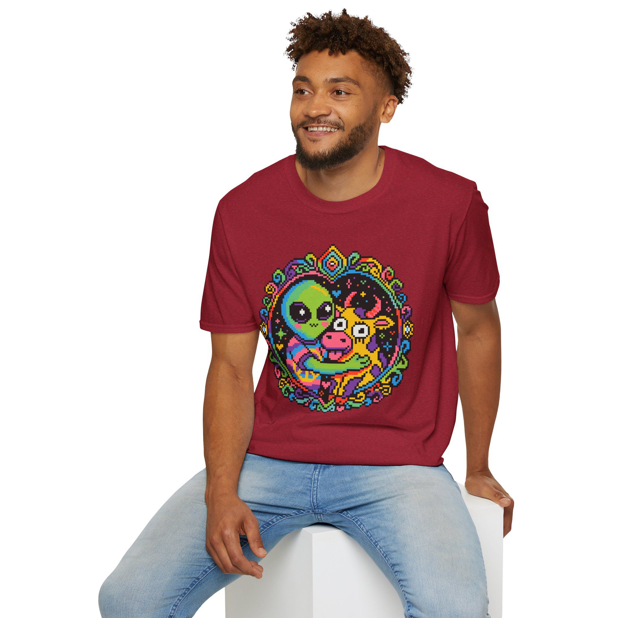 Space Cow Unisex T-Shirt - Image 21