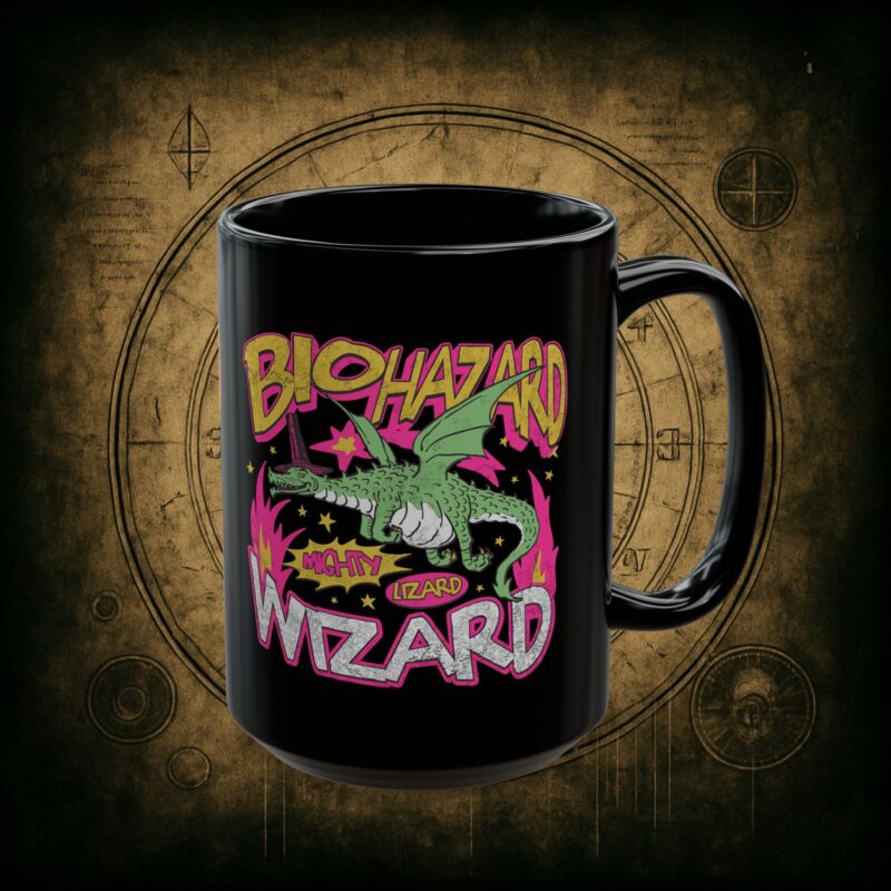 Biohazard Wizard Ceramic Mug - Image 9