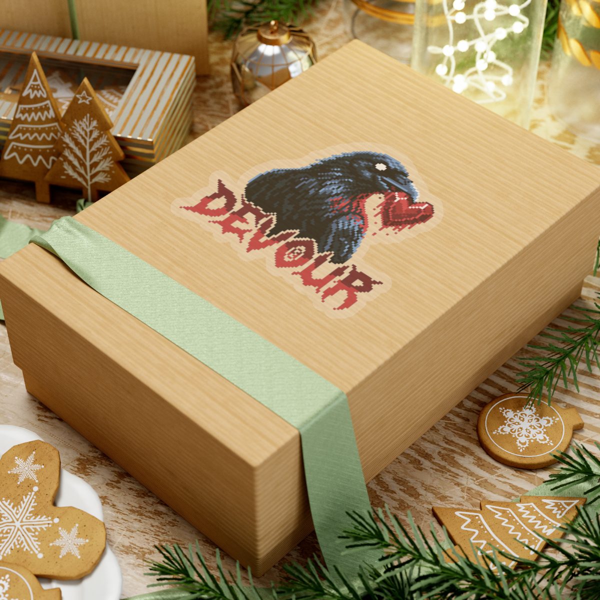 Devour Raven Kiss-Cut Sticker - Image 18