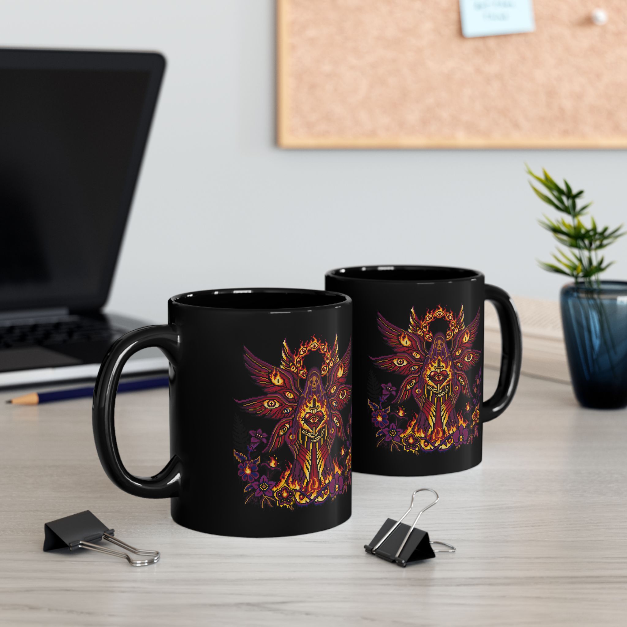 Fallen Seraphim Dusk Ceramic Mug - Image 5
