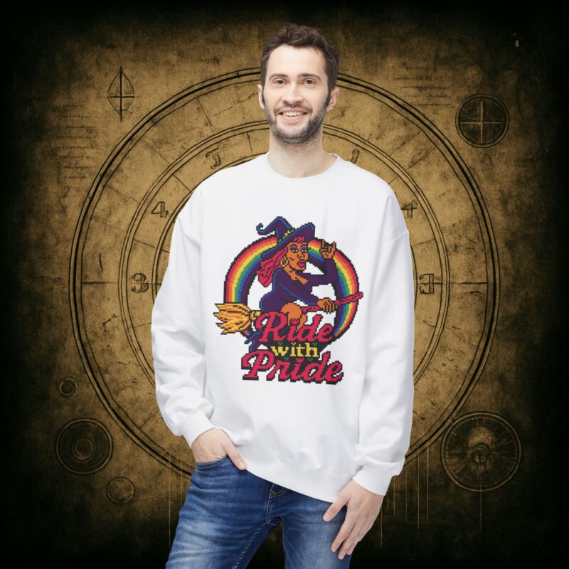 Ride with Pride Unisex Sweatshirt - Image 9