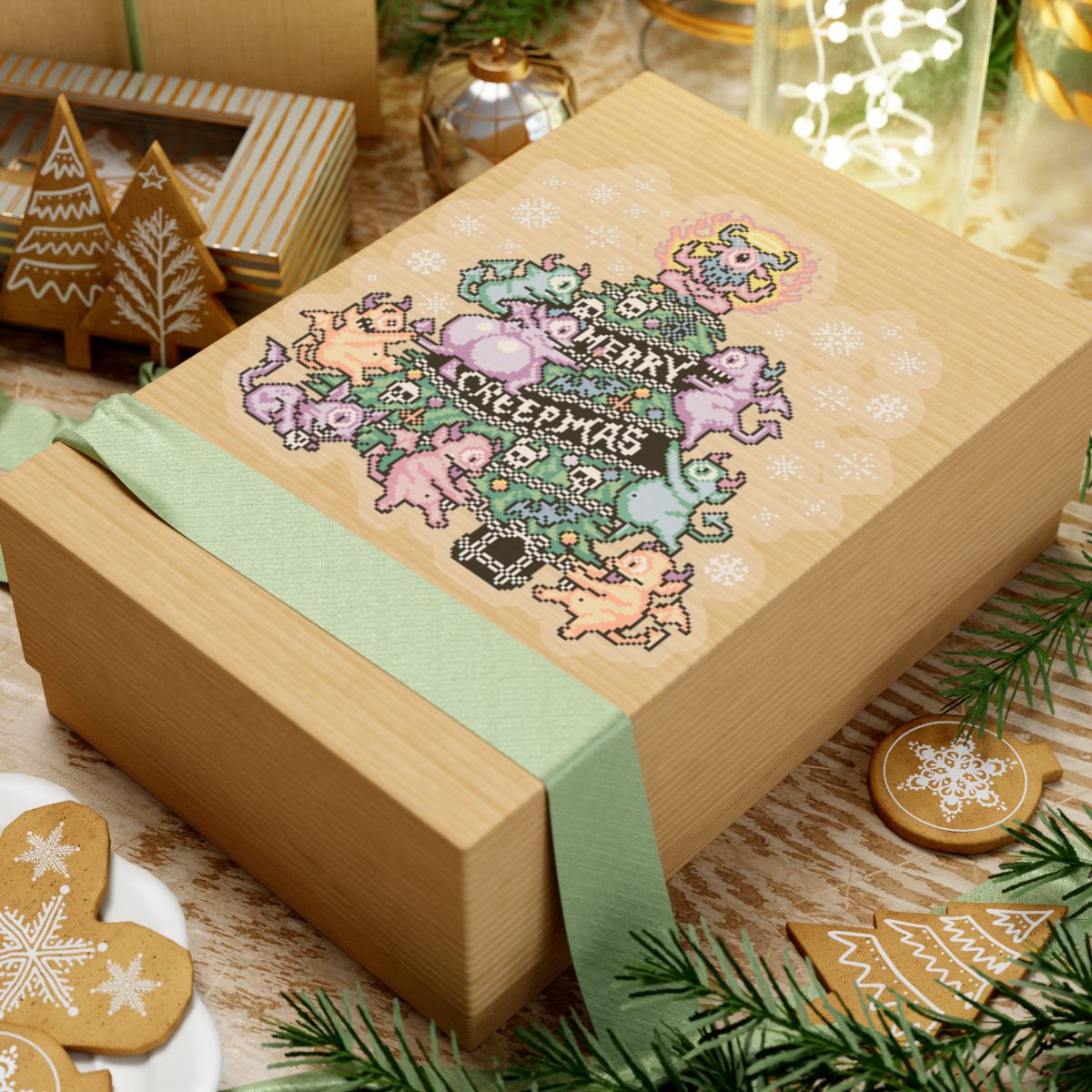 Merry Creepmas Kiss-Cut Sticker - Image 21