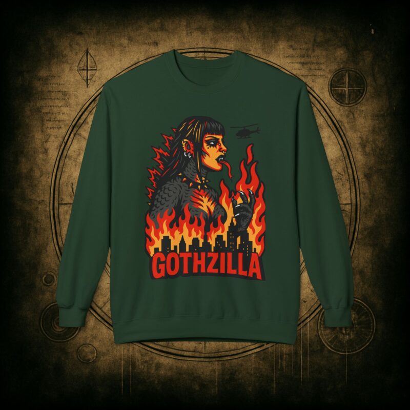 Gothzilla Unisex Sweatshirt - Image 16
