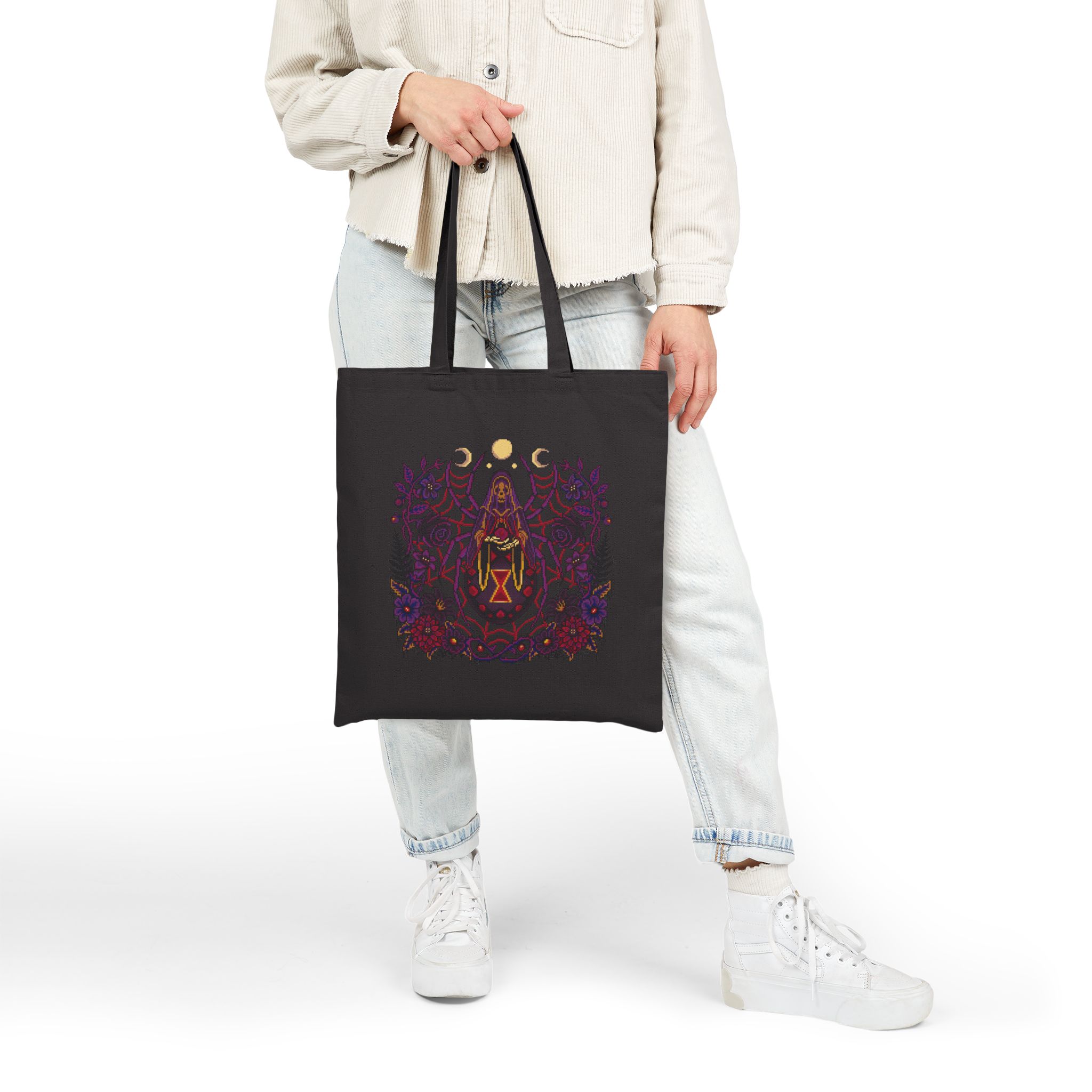 Black Widow Dusk Tote Bag - Image 4