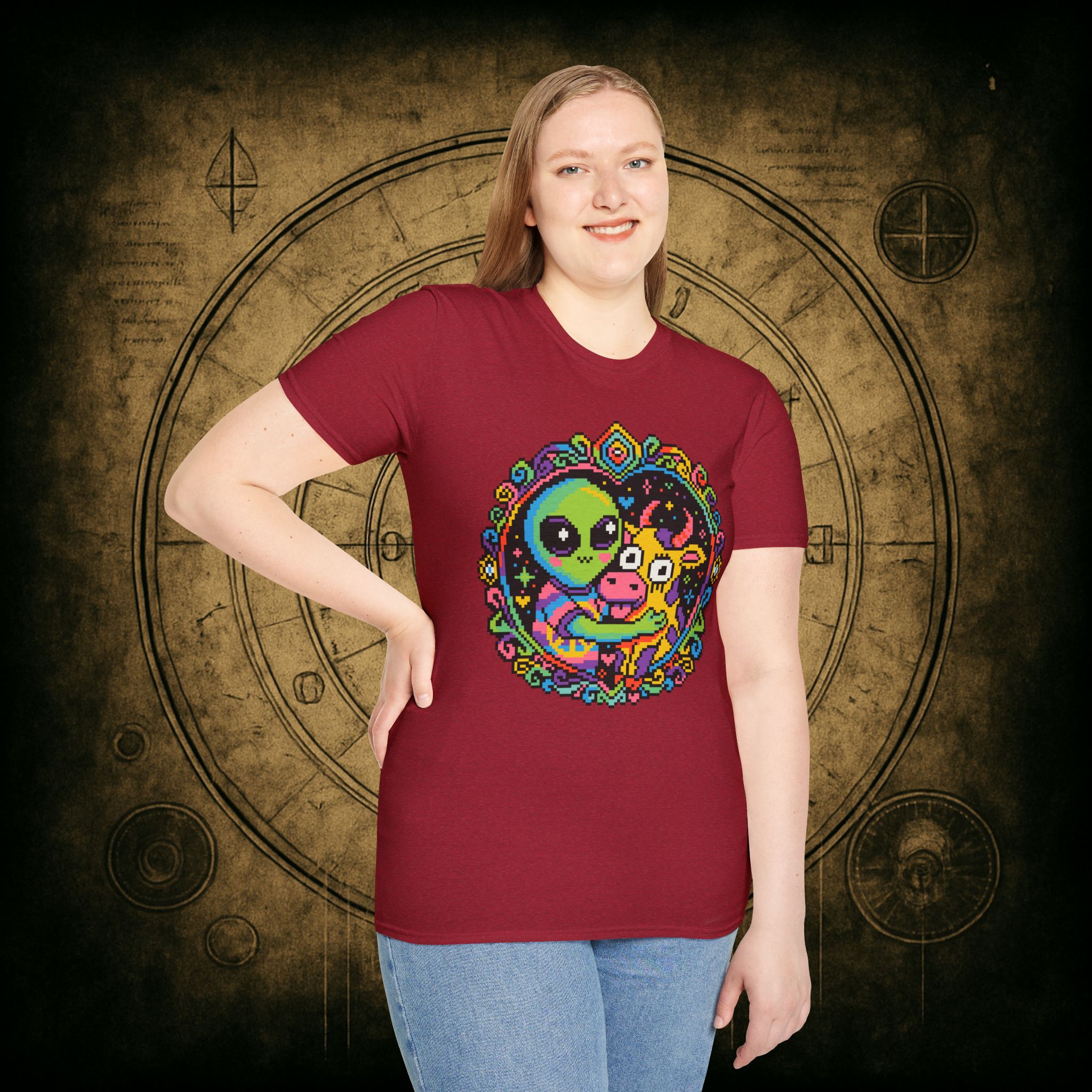 Space Cow Unisex T-Shirt - Image 19