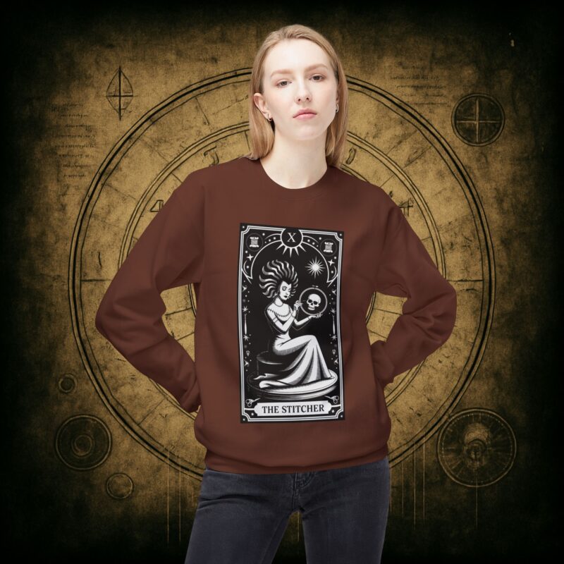 The Stitcher Tarot Unisex Sweatshirt - Image 11