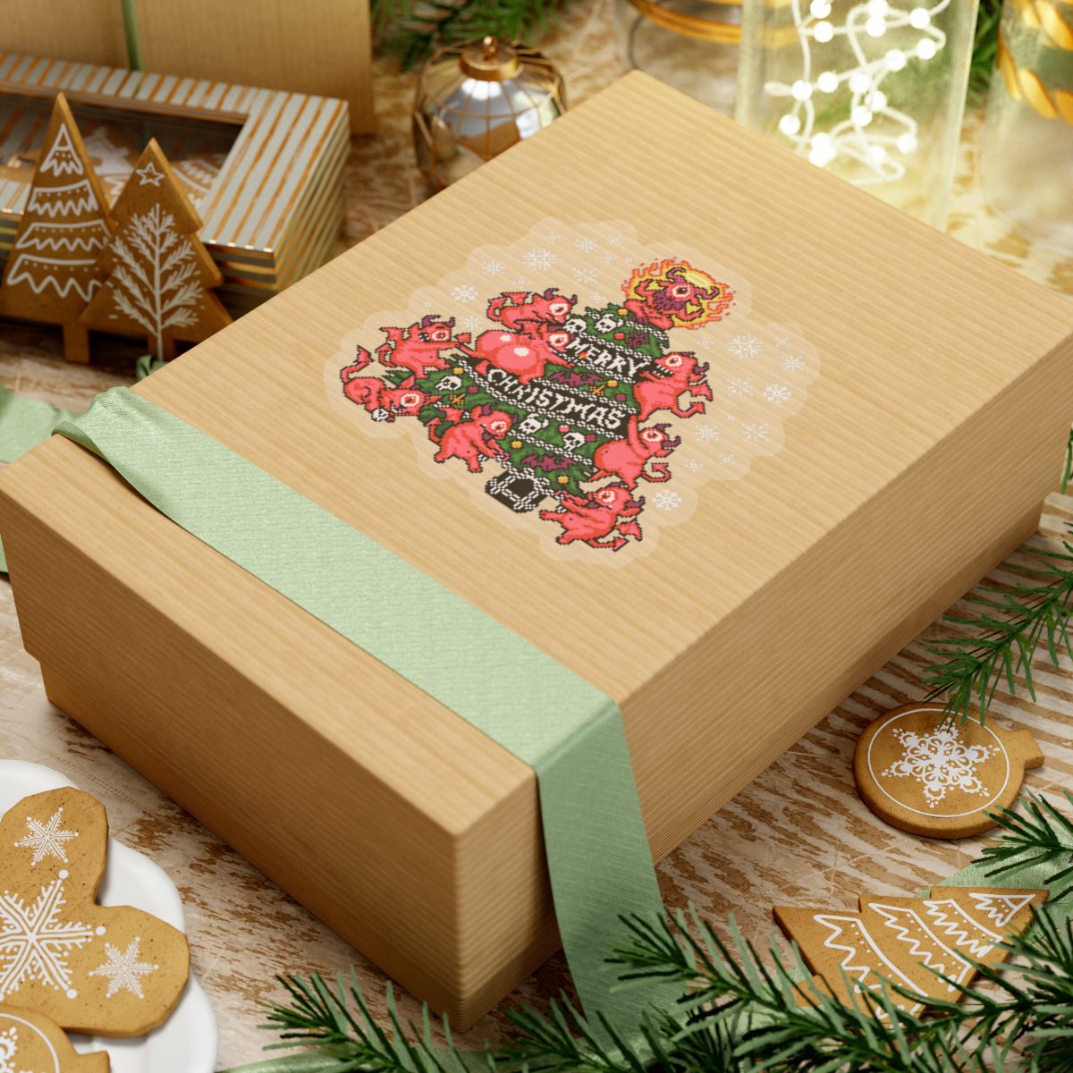 Merry Christmas Kiss-Cut Sticker - Image 18