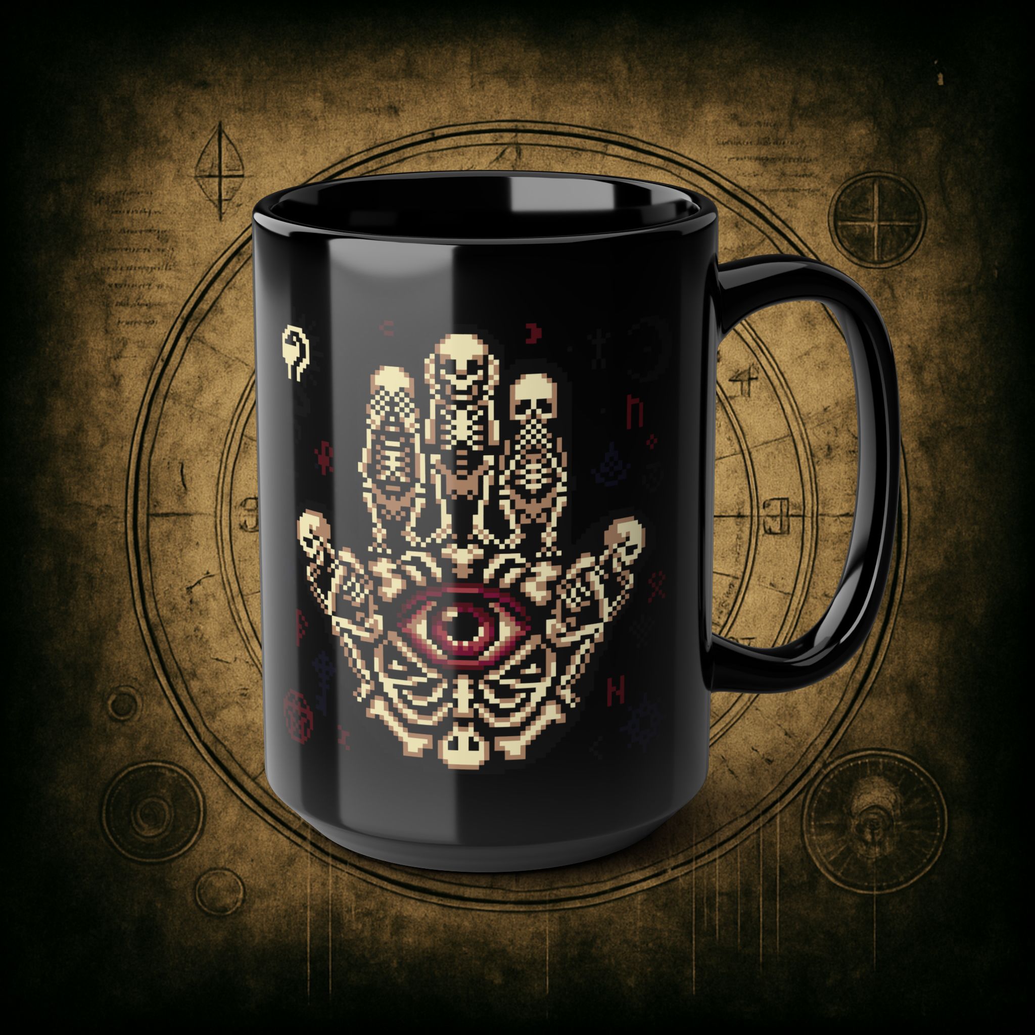 See No Evil Eye Ceramic Mug - Image 10