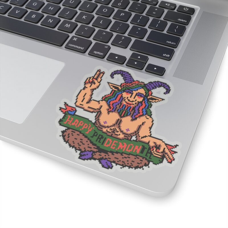 Happy priDEMONth Kiss-Cut Sticker - Image 17