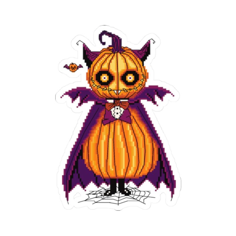 Count Pumpcula Kiss-Cut Sticker - Image 7