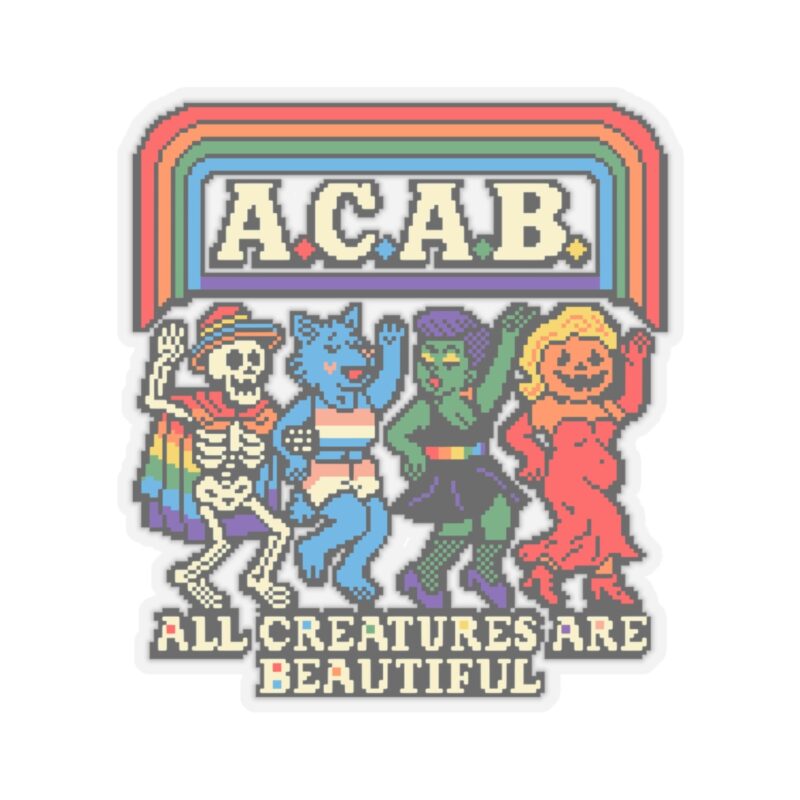 All Creatures Are Beautiful Kiss-Cut Sticker - Image 16