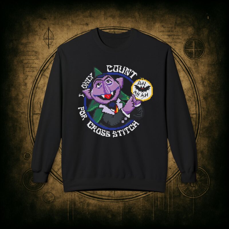 Count for Cross Stitch Unisex Sweatshirt