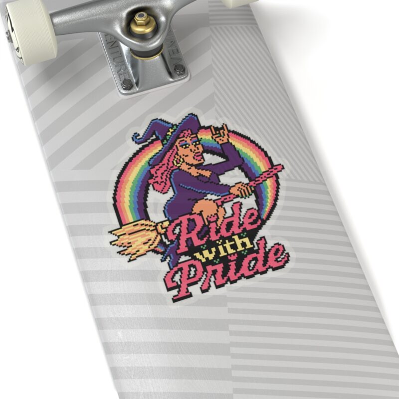 Ride with Pride Kiss-Cut Sticker - Image 20