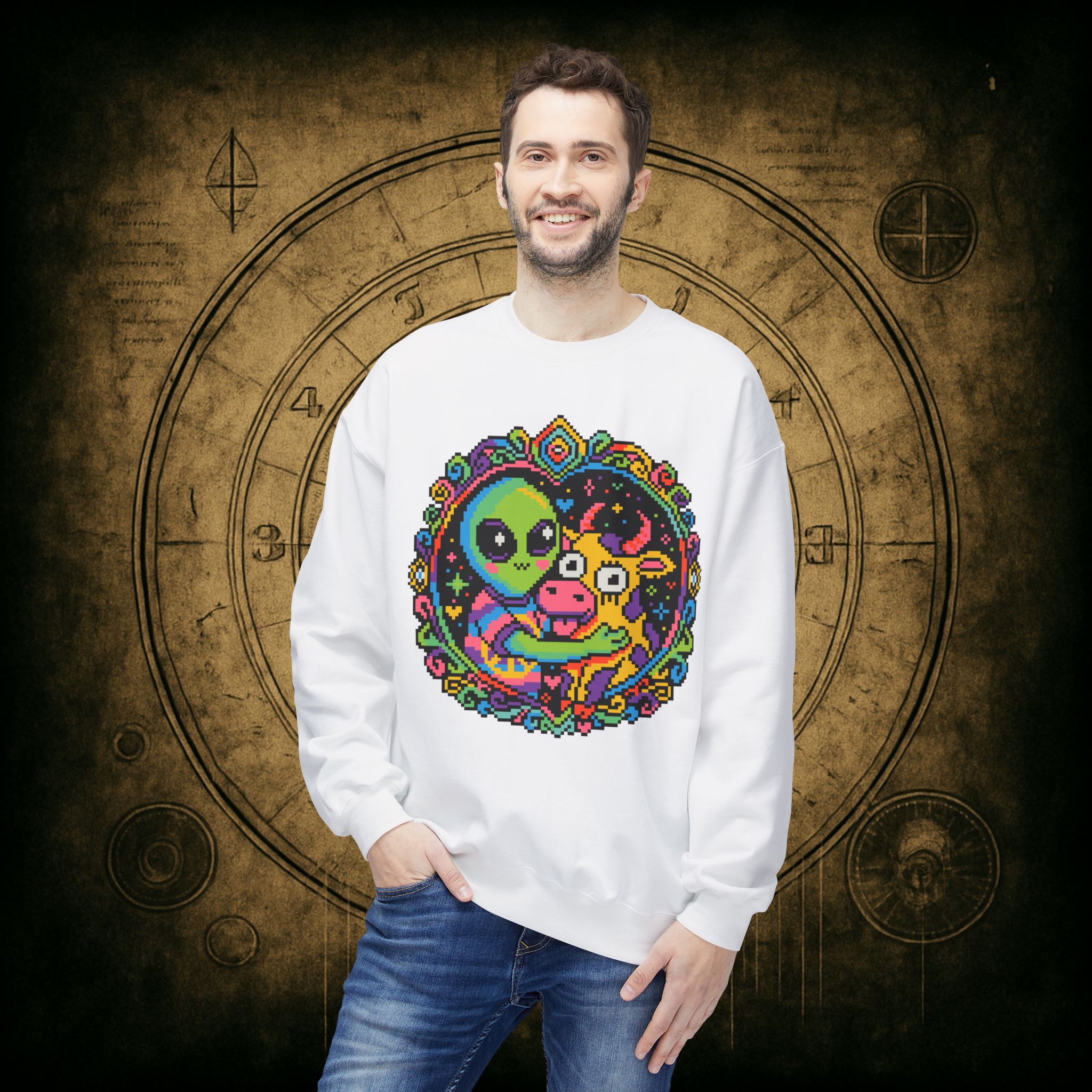 Space Cow Sweatshirt - Image 11