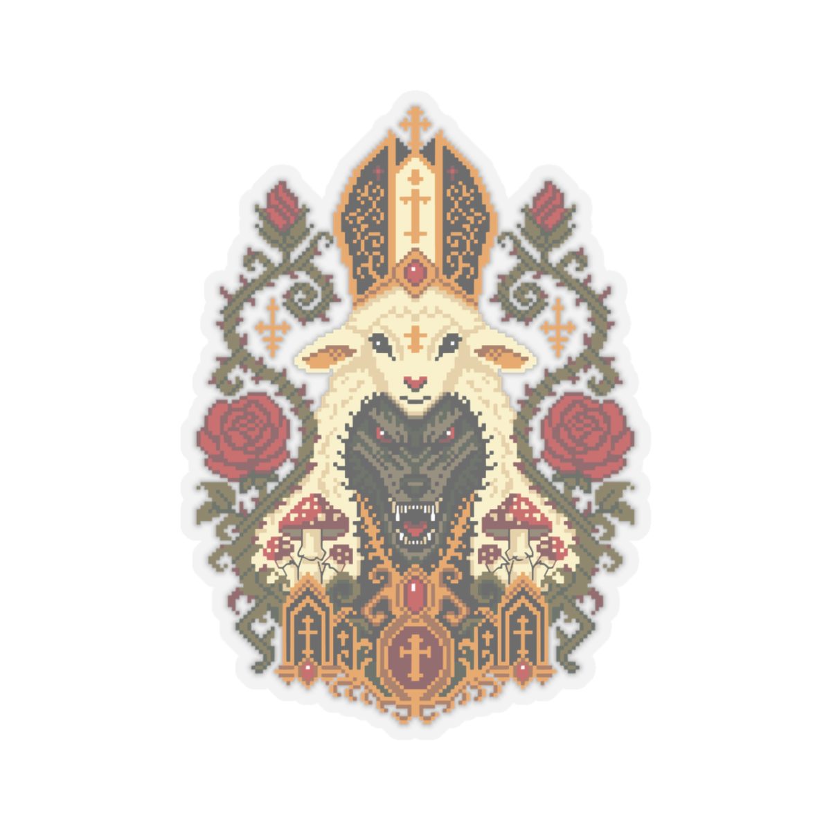 False Prophet Kiss-Cut Sticker - Image 10