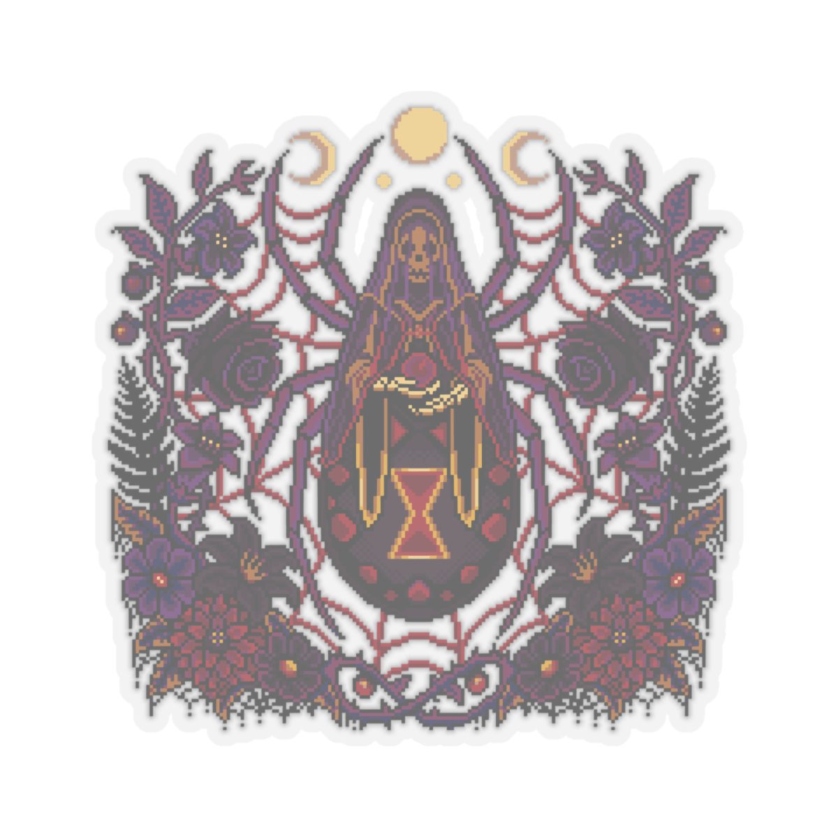 Black Widow Dusk Kiss-Cut Sticker - Image 19