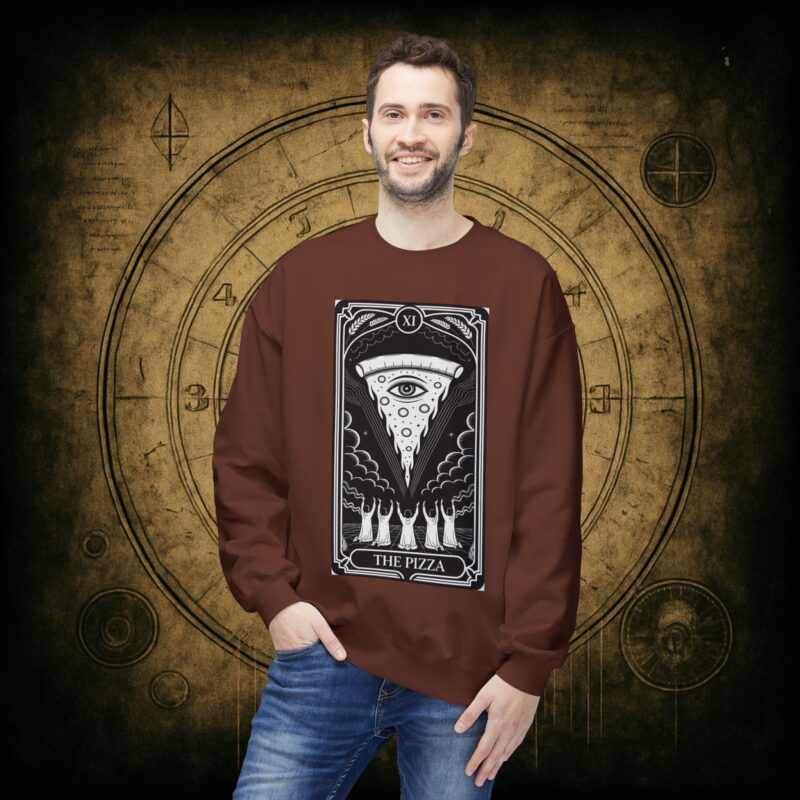 The Pizza Tarot Unisex Sweatshirt - Image 12