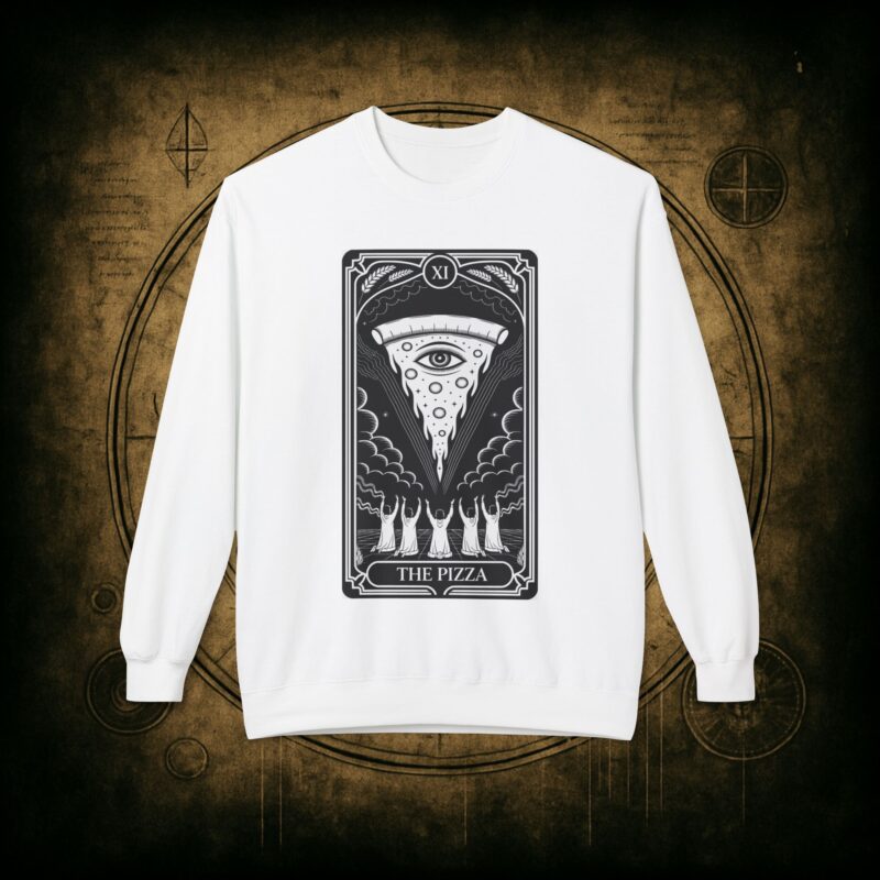 The Pizza Tarot Unisex Sweatshirt - Image 7
