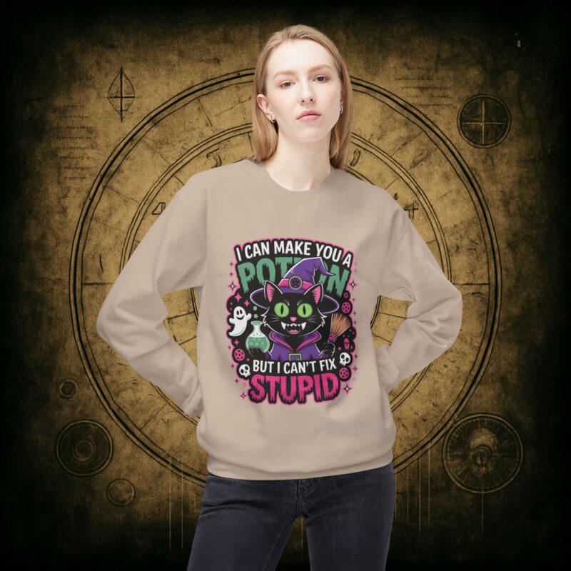 Can’t Fix Stupid Unisex Sweatshirt - Image 14
