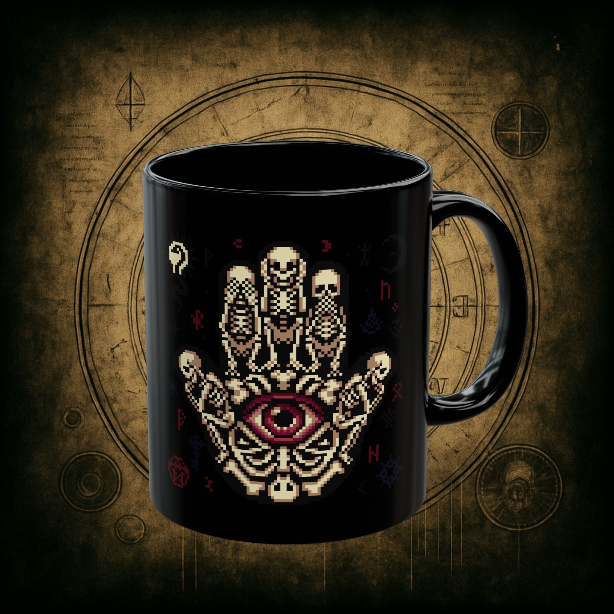 See No Evil Eye Ceramic Mug