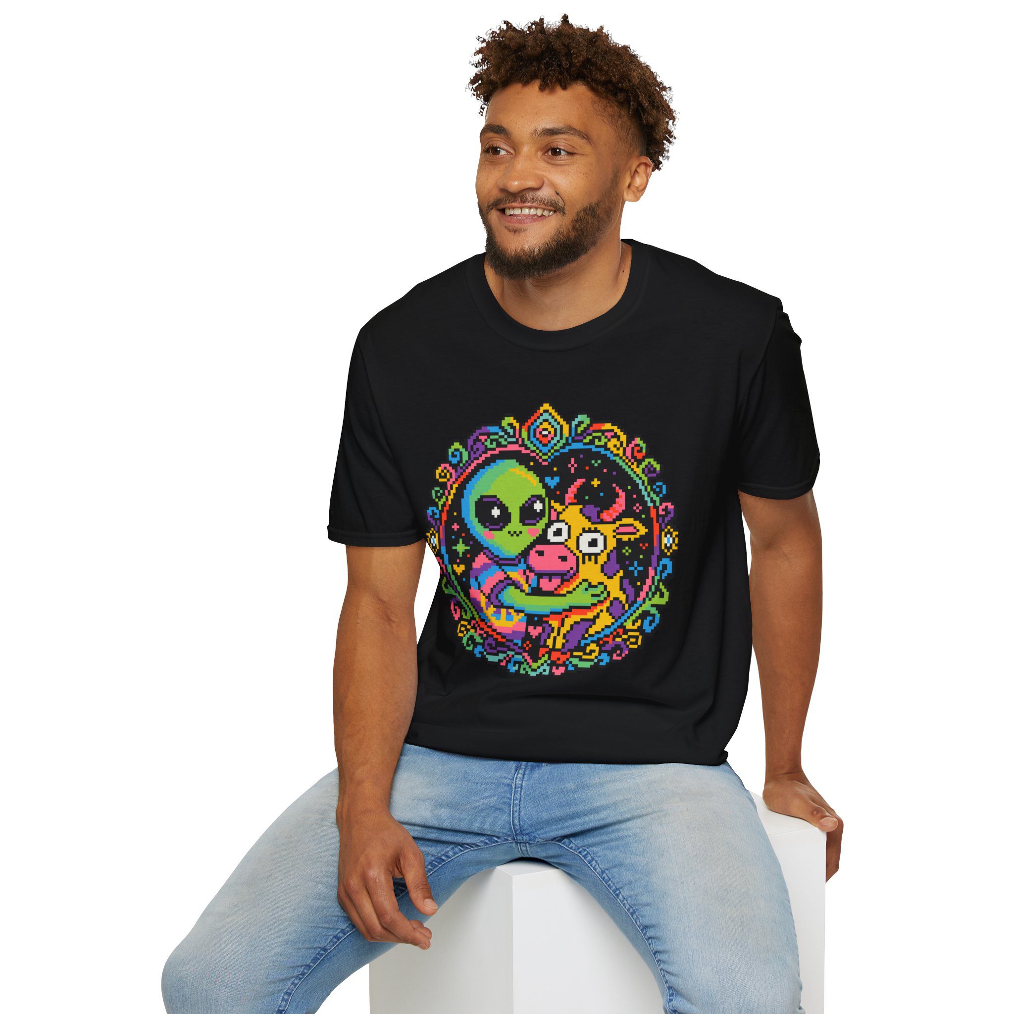 Space Cow Unisex T-Shirt - Image 16