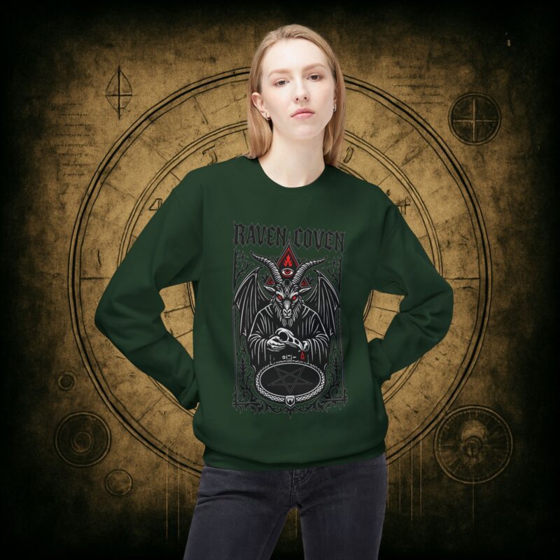 Raven Coven Initiation Unisex Sweatshirt - Image 17