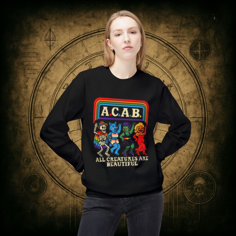 All Creatures are Beautiful Unisex Sweatshirt - Image 2