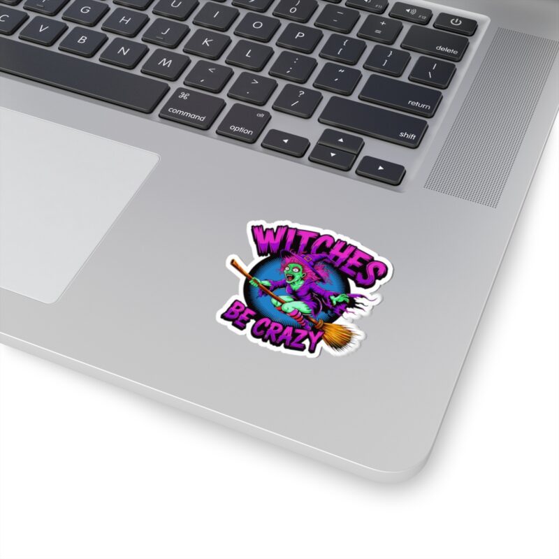 Witches Be Crazy Kiss-Cut Sticker - Image 8
