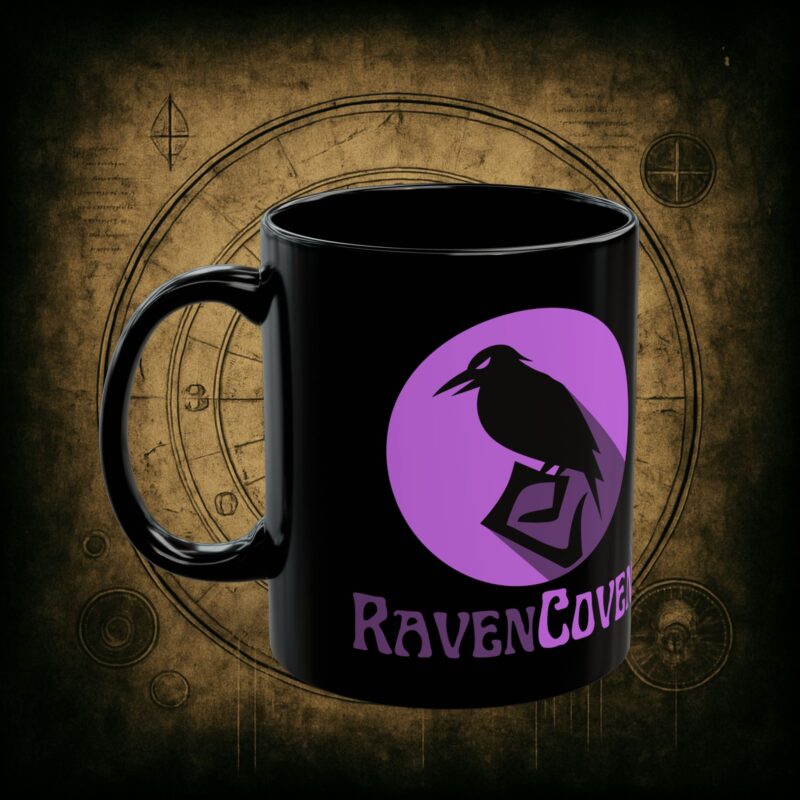 Raven Coven Logo Ceramic Mug - Image 3