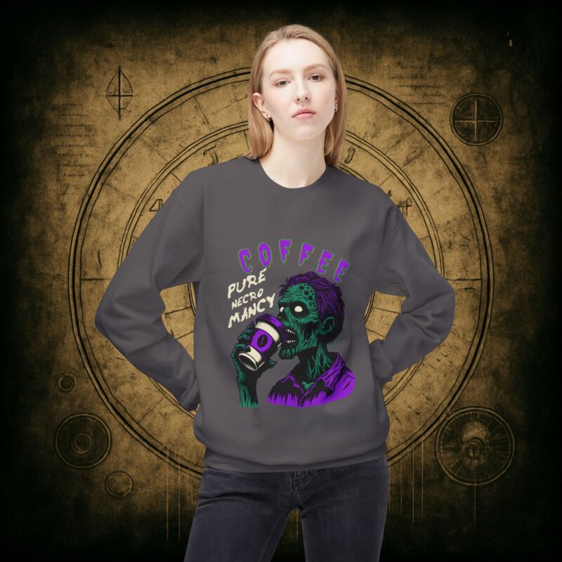 Zombie Coffee Necromancy Sweatshirt - Image 32