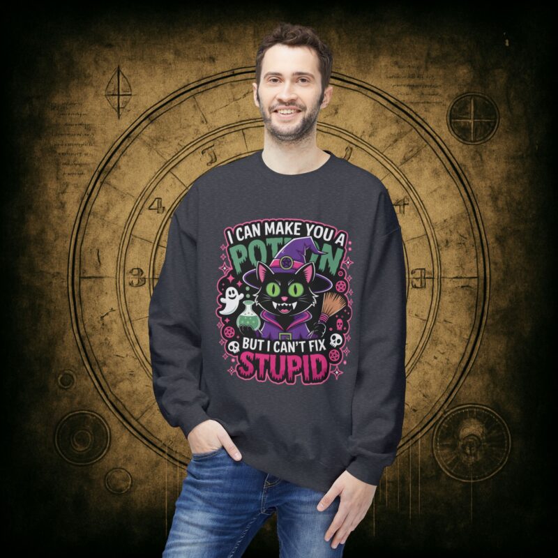 Can’t Fix Stupid Unisex Sweatshirt - Image 21