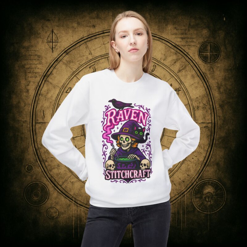 Raven Stitch Craft Brewing Unisex Sweatshirt - Image 8
