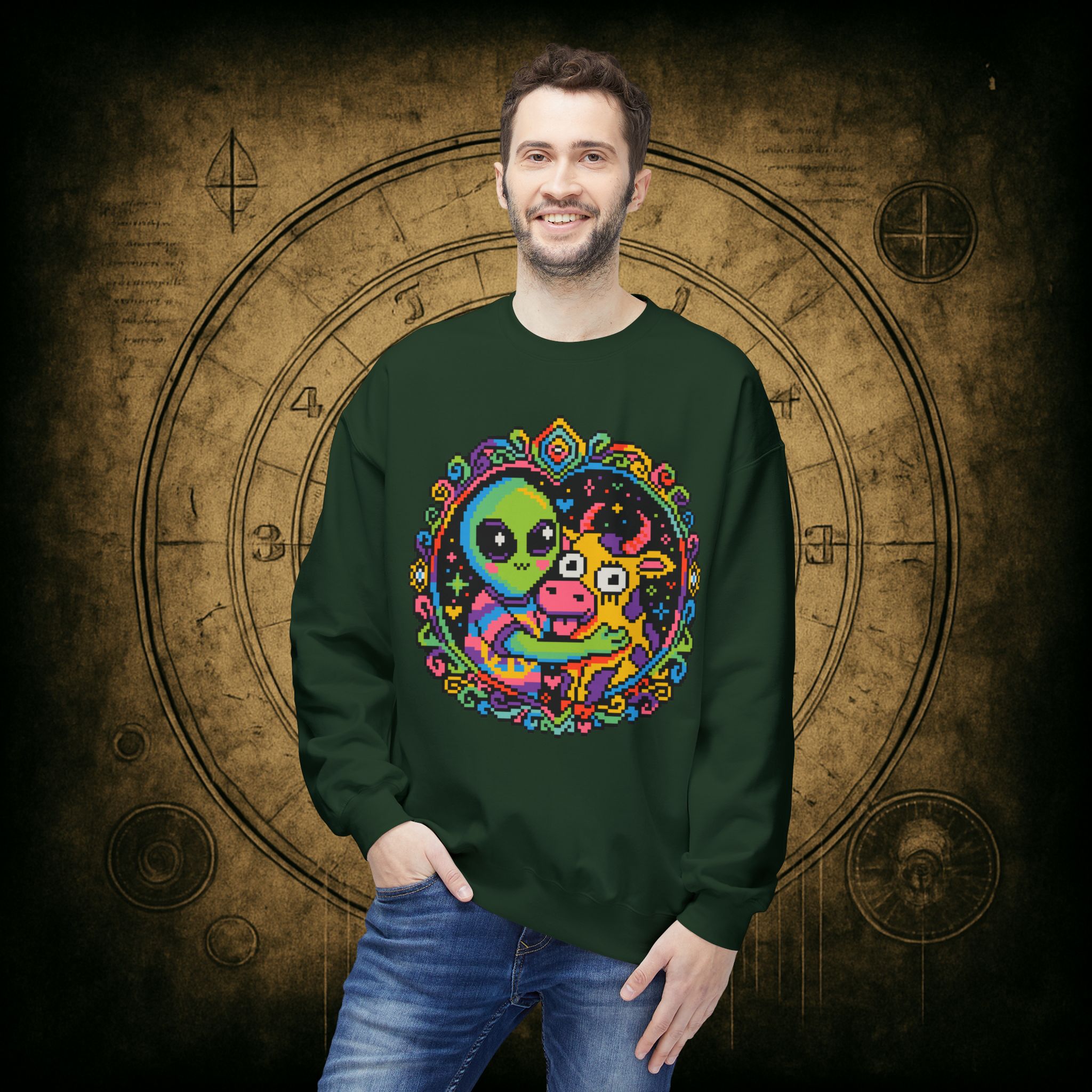 Space Cow Sweatshirt - Image 23
