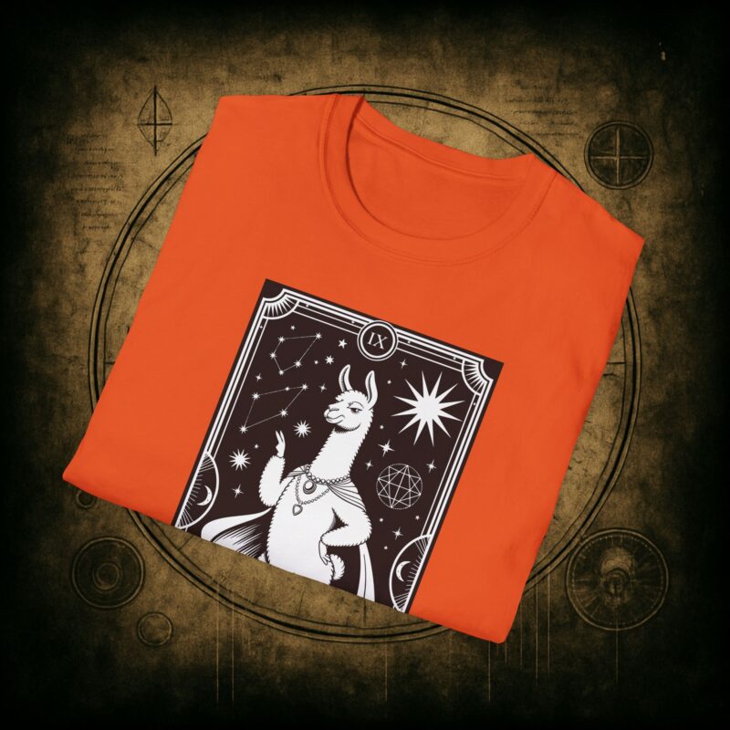 The Drama Llama Tarot Unisex T-Shirt - Image 29