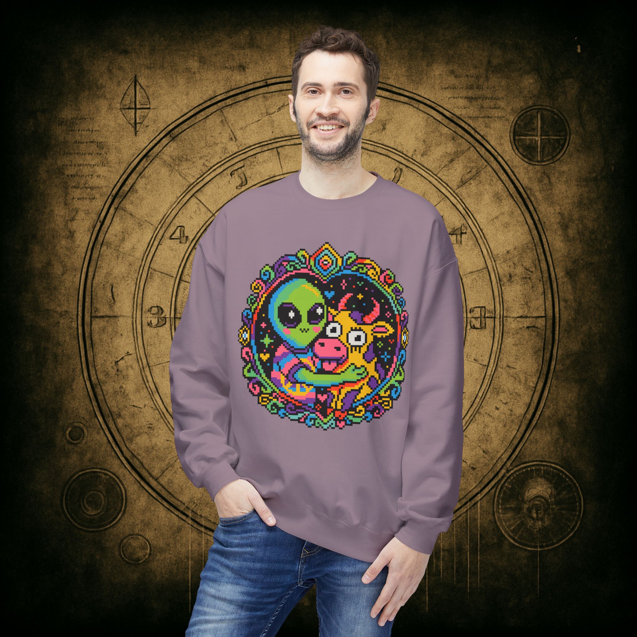 Space Cow Sweatshirt - Image 51