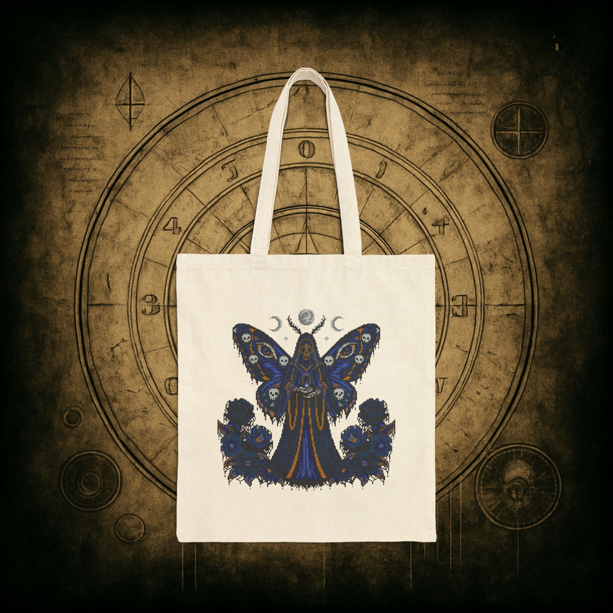 Death Moth Night Tote Bag - Image 8