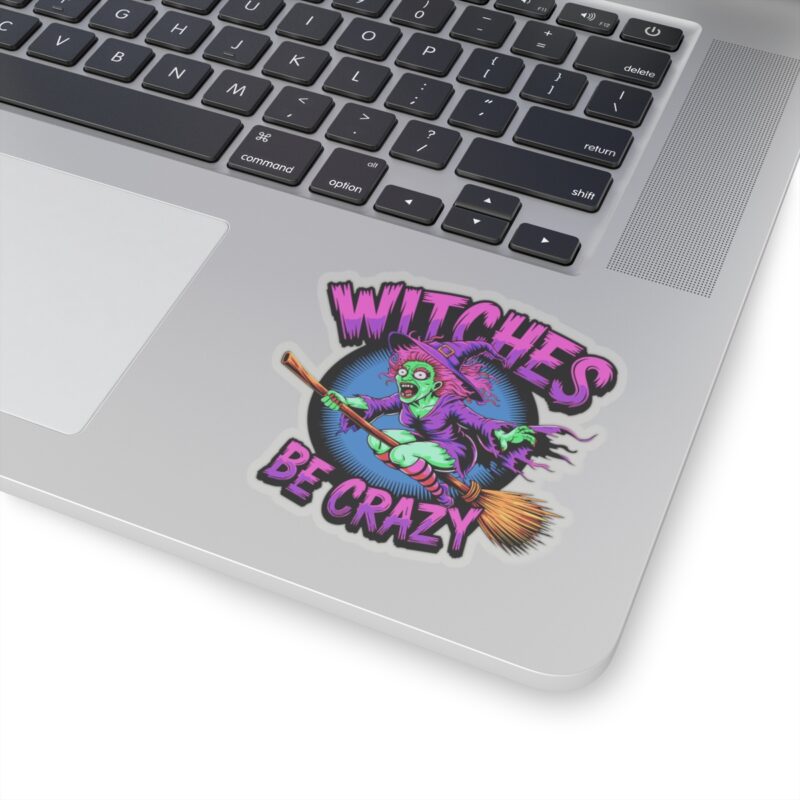 Witches Be Crazy Kiss-Cut Sticker - Image 11