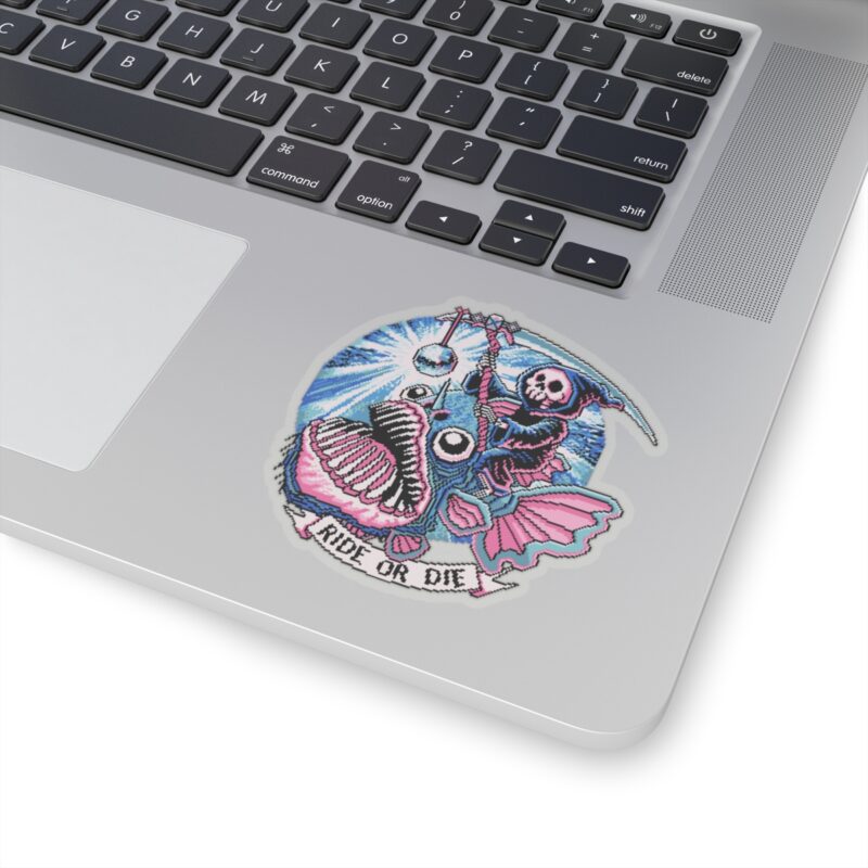 Ride or Die Angler Fish Kiss-Cut Sticker - Image 11