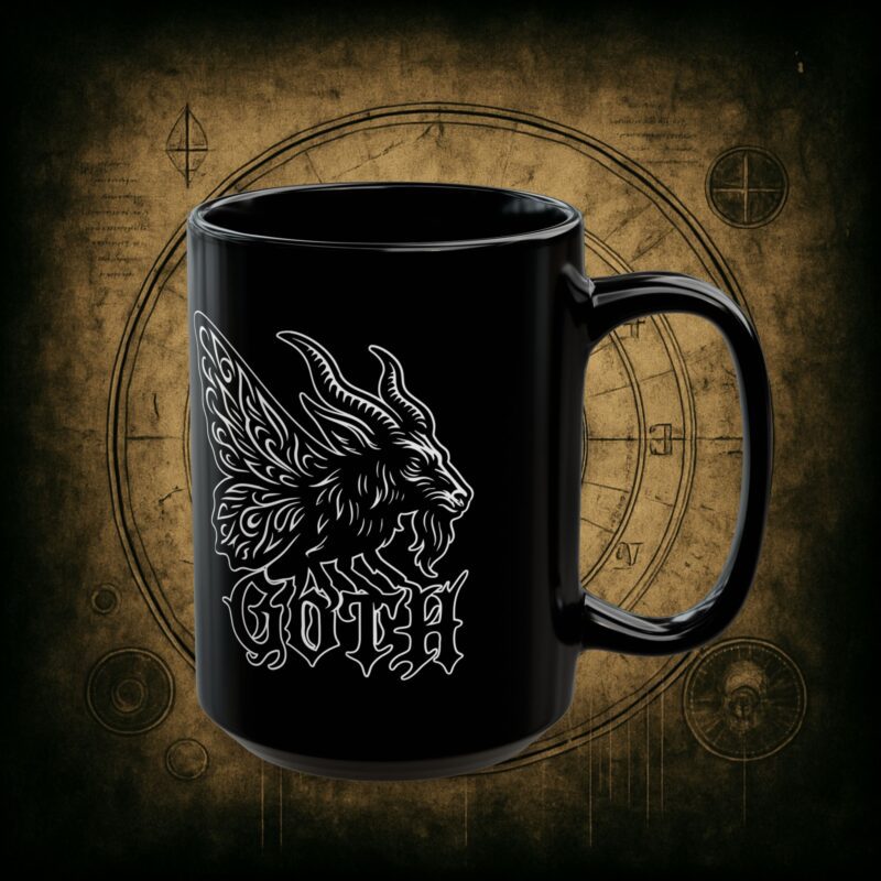 Goth Side Ceramic Mug Description: - Image 7