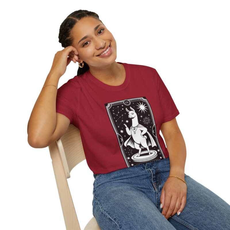 The Drama Llama Tarot Unisex T-Shirt - Image 76