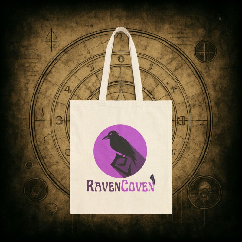 Raven Coven Logo Tote Bag - Image 7