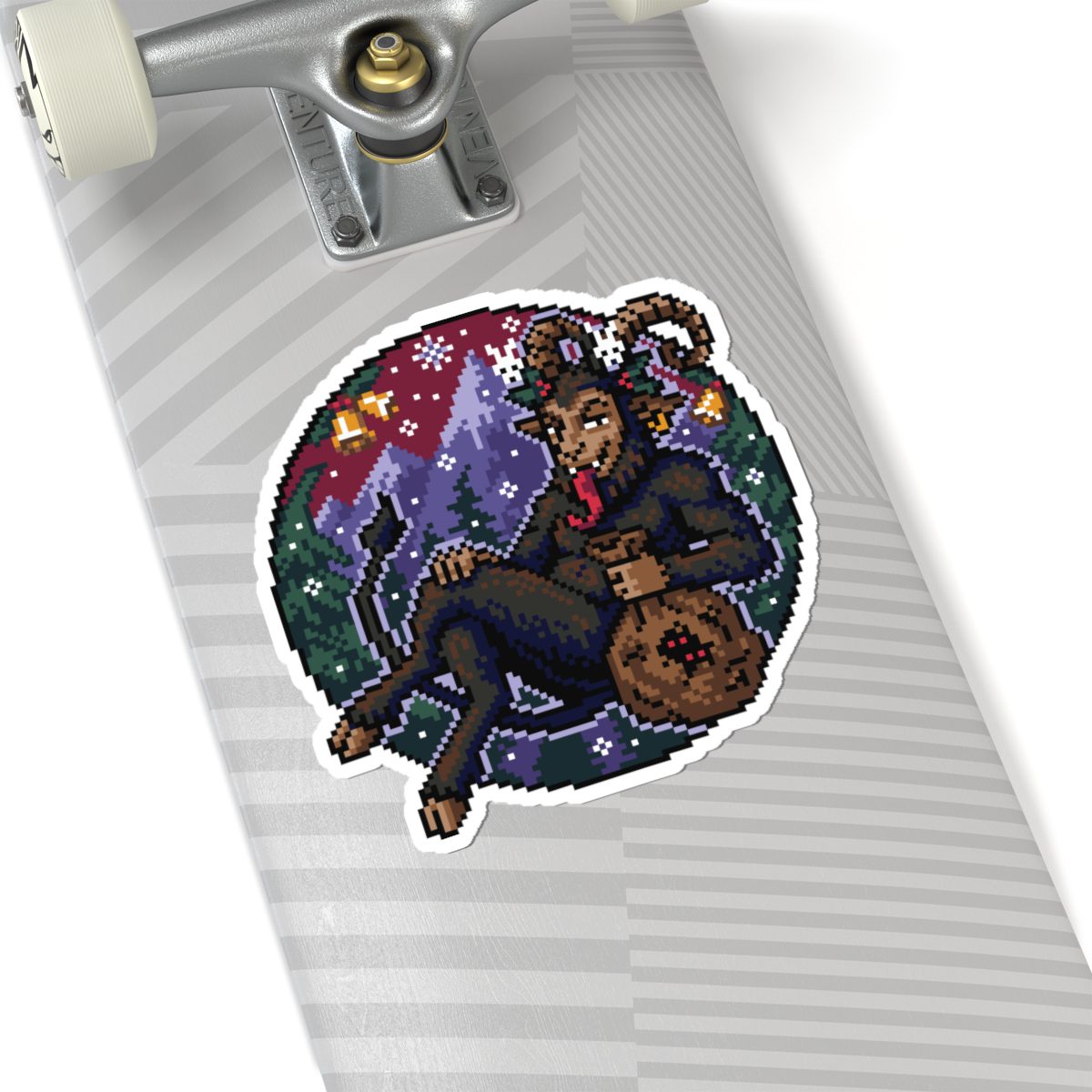 Naughty Krampus Kiss-Cut Sticker - Image 23
