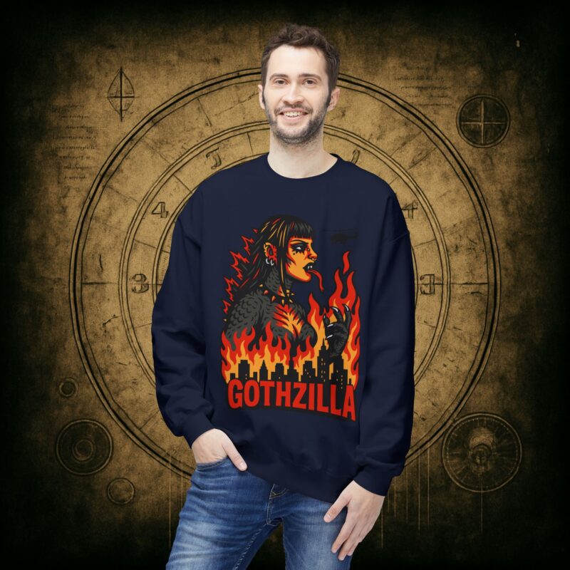 Gothzilla Unisex Sweatshirt - Image 36