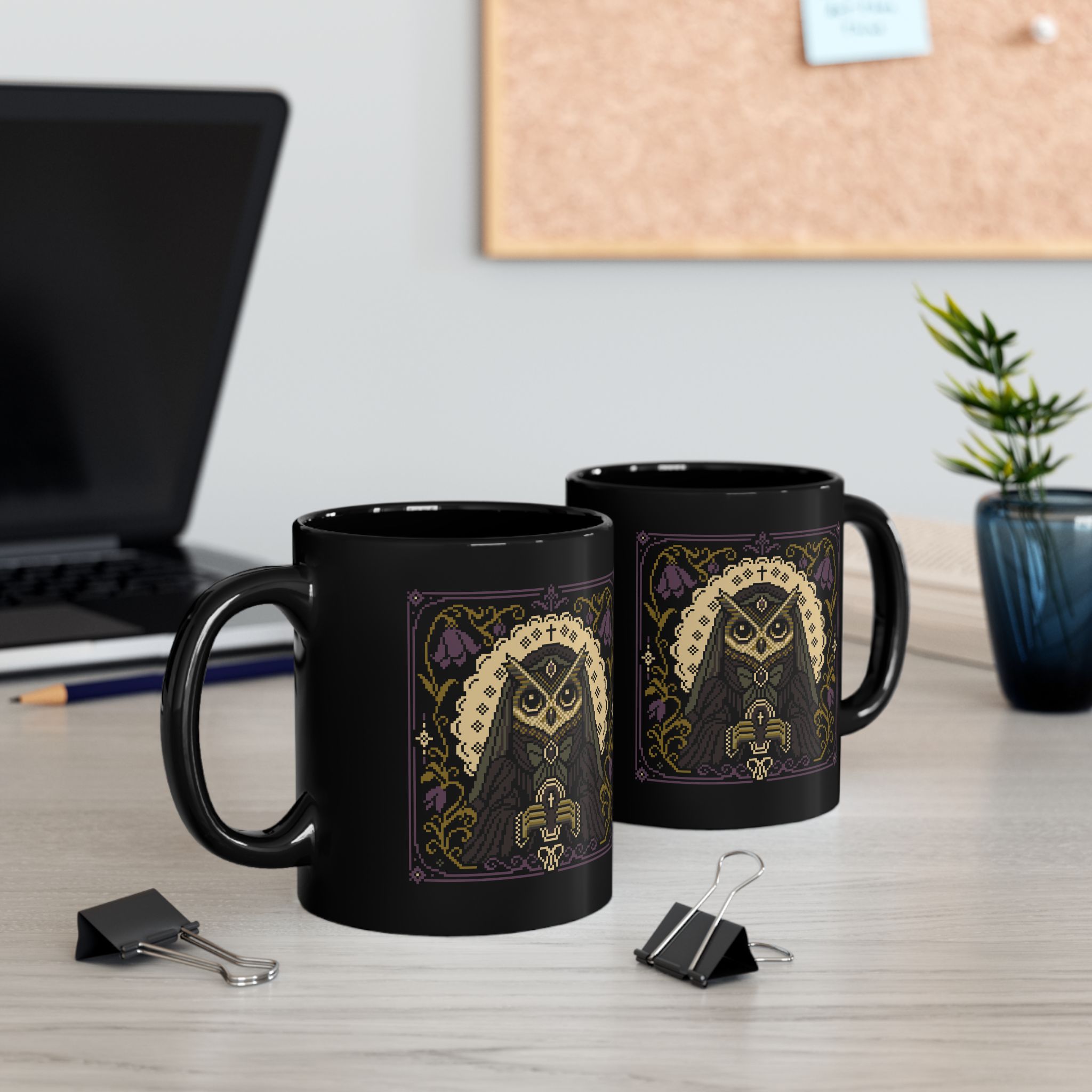 Mourning Widowl Ceramic Mug - Image 5