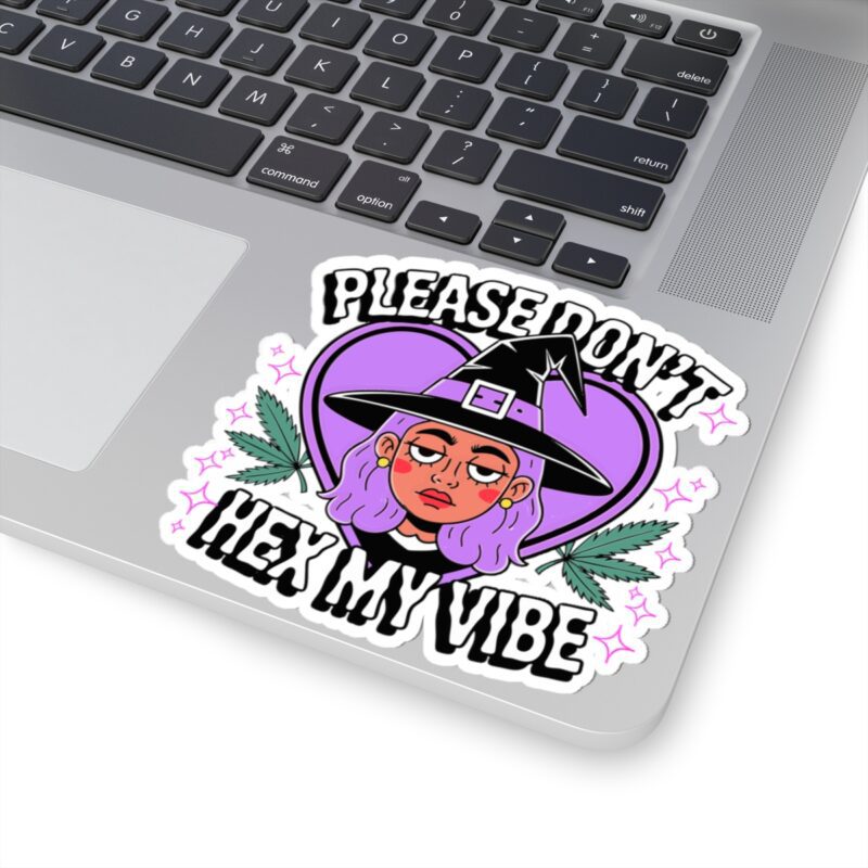 Don’t Hex My Vibe Kiss-Cut Sticker - Image 2