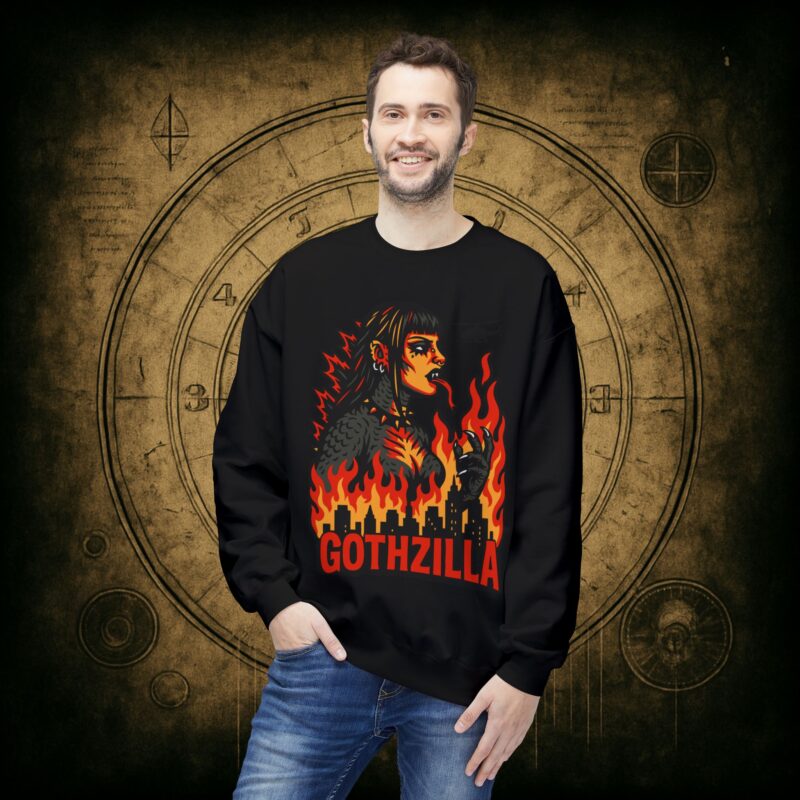Gothzilla Unisex Sweatshirt - Image 3