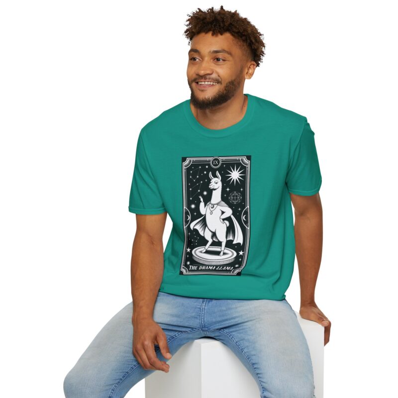 The Drama Llama Tarot Unisex T-Shirt - Image 47