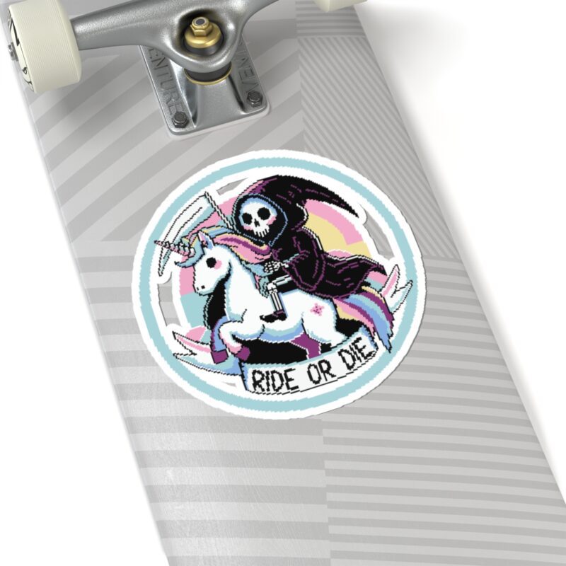 Ride or Die Kiss-Cut Sticker - Image 23