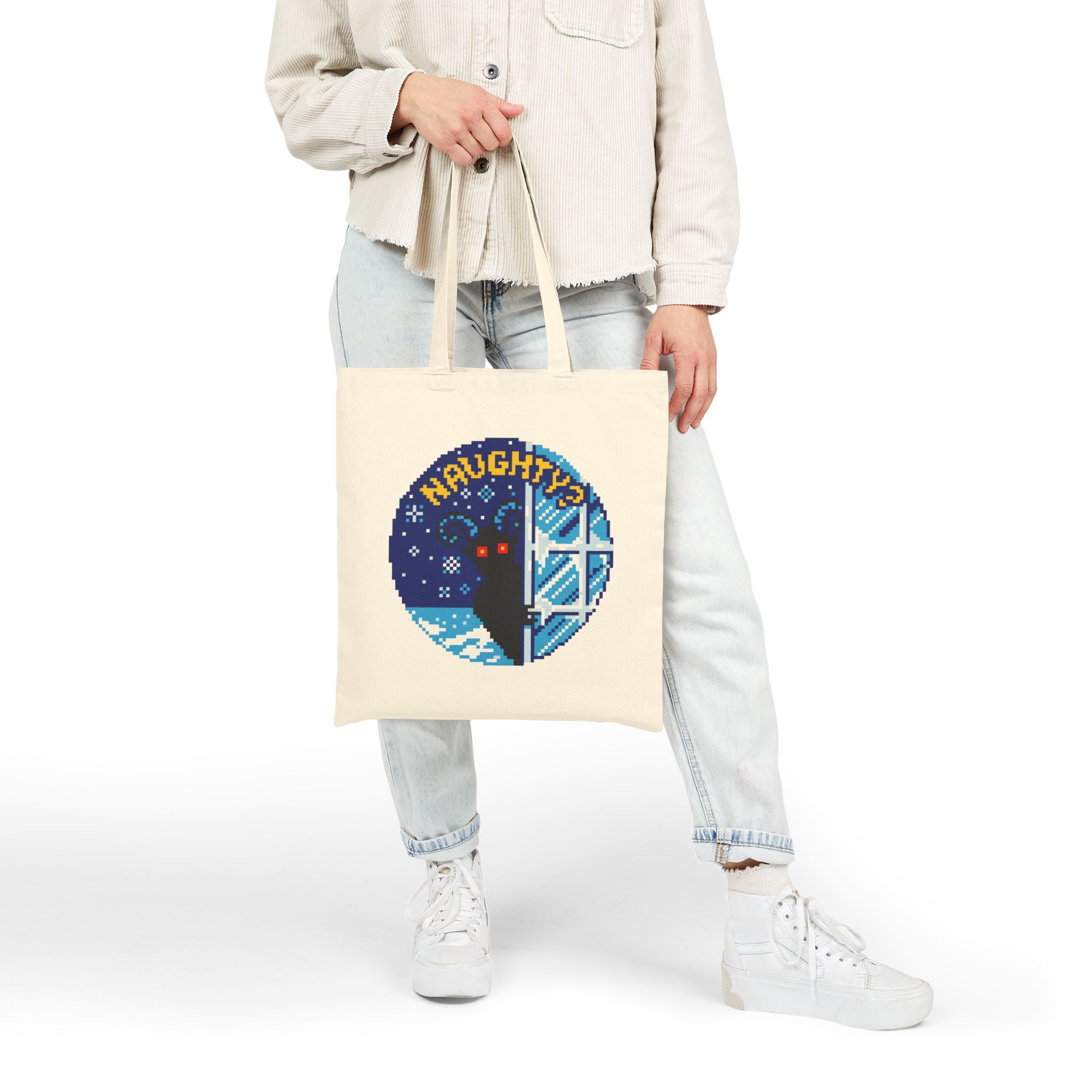 Peeping Krampus Tote Bag - Image 11