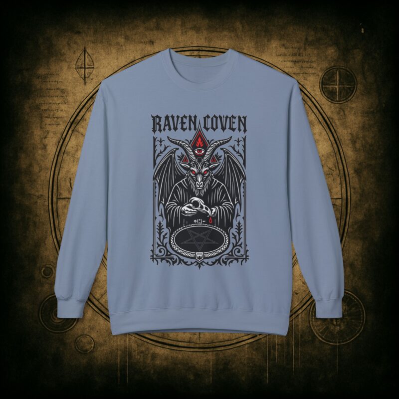 Raven Coven Initiation Unisex Sweatshirt - Image 25